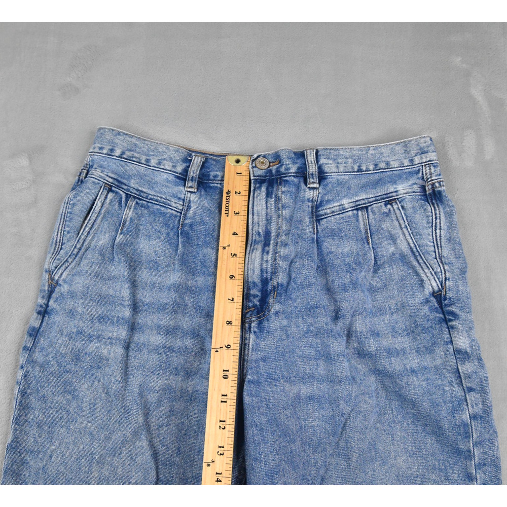 American‎ Eagle Jeans Womens 14 Long (31x29) Mom Jean Hi-Rise Blue Denim - Picture 11 of 11